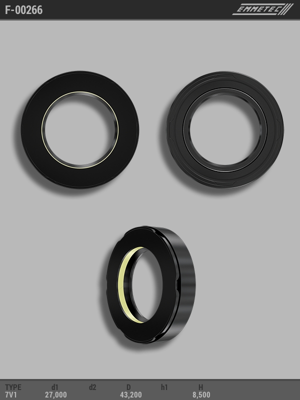 MSG - F-00266 - Сальник 27,00/43,20*8,50 тип 7V1 MSG - F-00266 - Сальник 27,00/43,20*8,50 тип 7V1