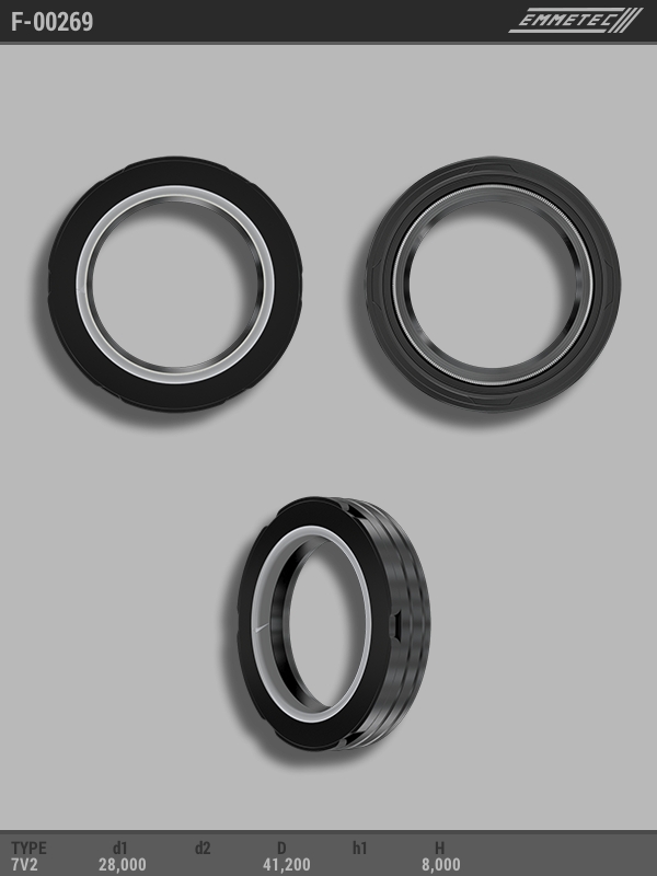 MSG - F-00269 - Сальник 28,00/41,20*8,00 тип 7V2 MSG - F-00269 - Сальник 28,00/41,20*8,00 тип 7V2