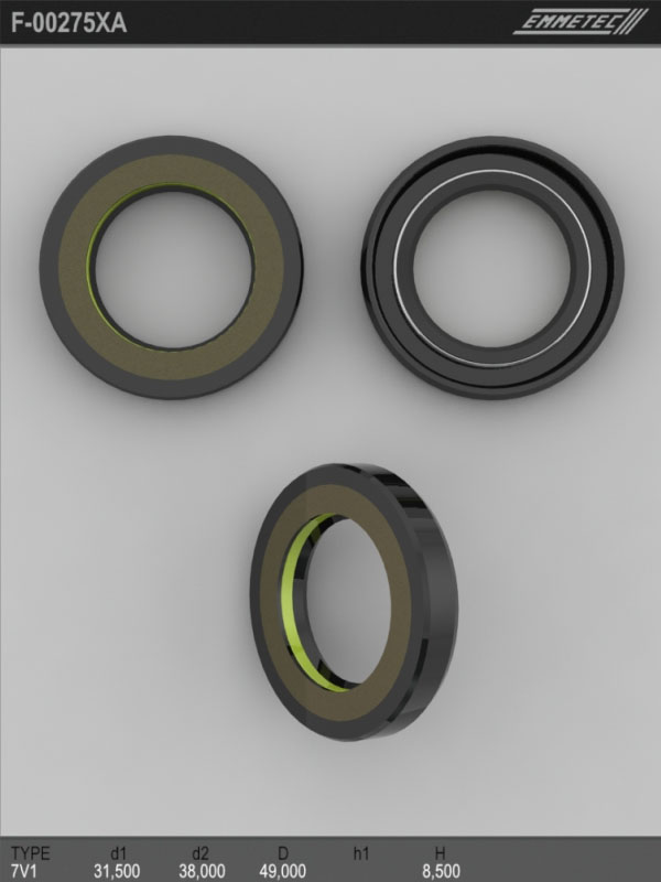 MSG - F-00275XA - Сальник 31,50/38,00/49,00*8,50 тип 7V1 MSG - F-00275XA - Сальник 31,50/38,00/49,00*8,50 тип 7V1