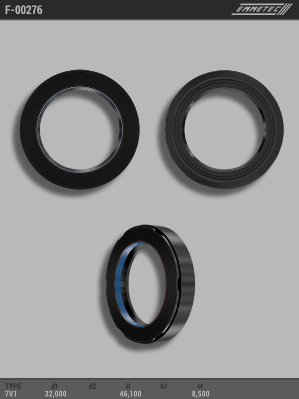 MSG - F-00276 - Сальник 32,00/46,10*8,50 тип 7V1 MSG - F-00276 - Сальник 32,00/46,10*8,50 тип 7V1