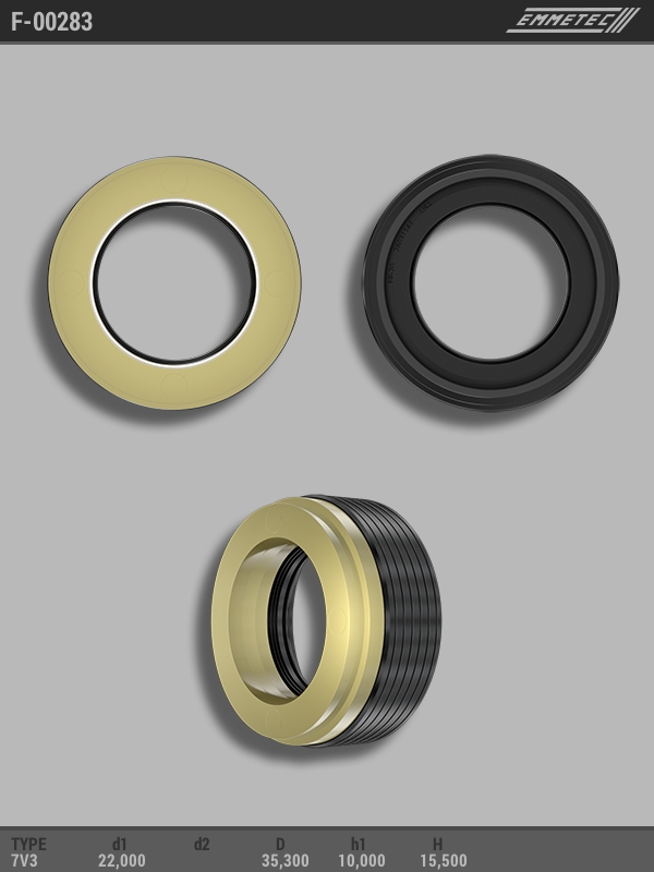 MSG - F-00283 - Сальник 22,00/35,30*10,00/15,50 тип 7V3