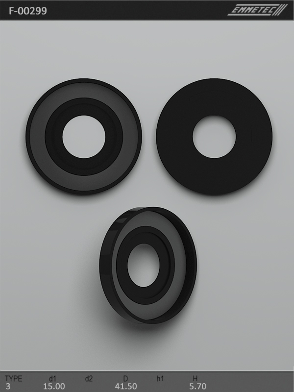 MSG - F-00299 - Сальник 15,00/41,50*5,70 тип 3