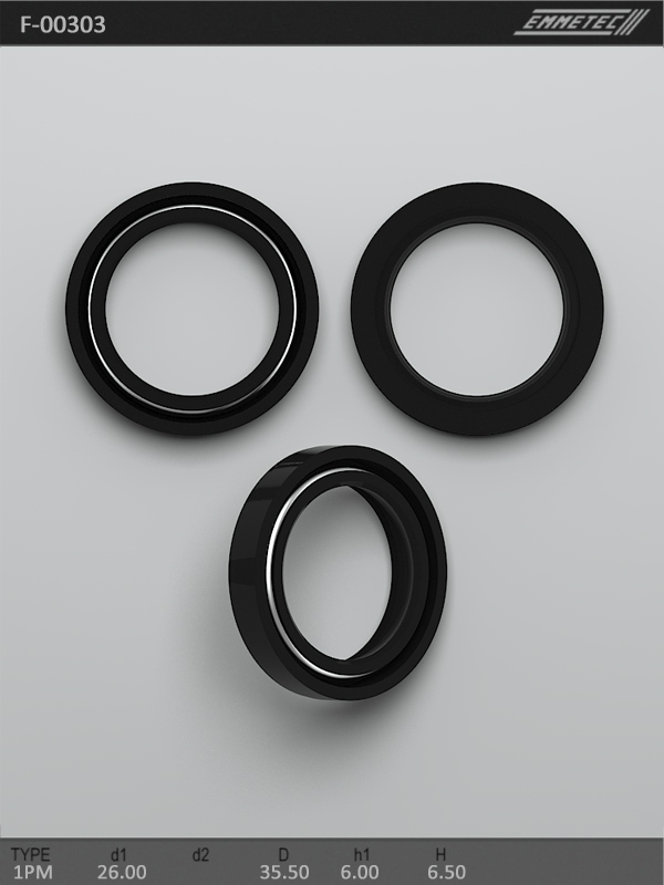 MSG - F-00303 - Сальник 26,00/35,50*6,00/6,50 тип 1PM