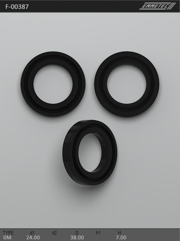 MSG - F 00387 - Сальник кермової рейки 24X38X7 MSG - F 00387 - Сальник кермової рейки 24X38X7