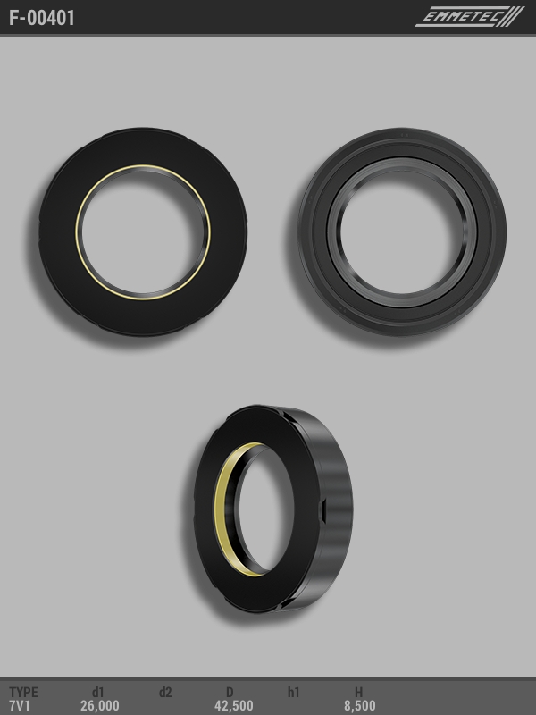 MSG - F-00401 - Сальник 26,00/42,50*8,50 тип 7V1 MSG - F-00401 - Сальник 26,00/42,50*8,50 тип 7V1