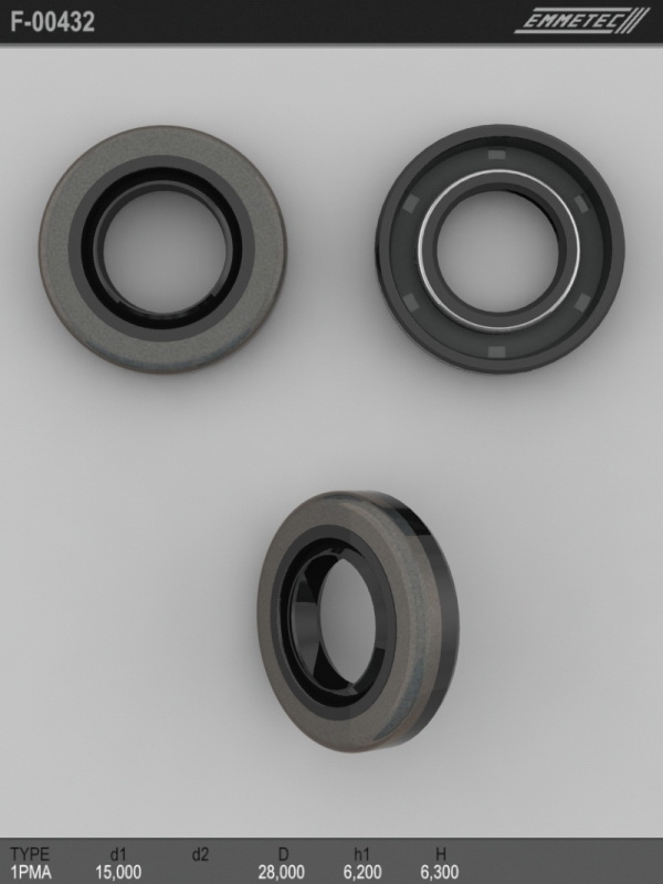 MSG - F 00432 - Сальник 15x6.2