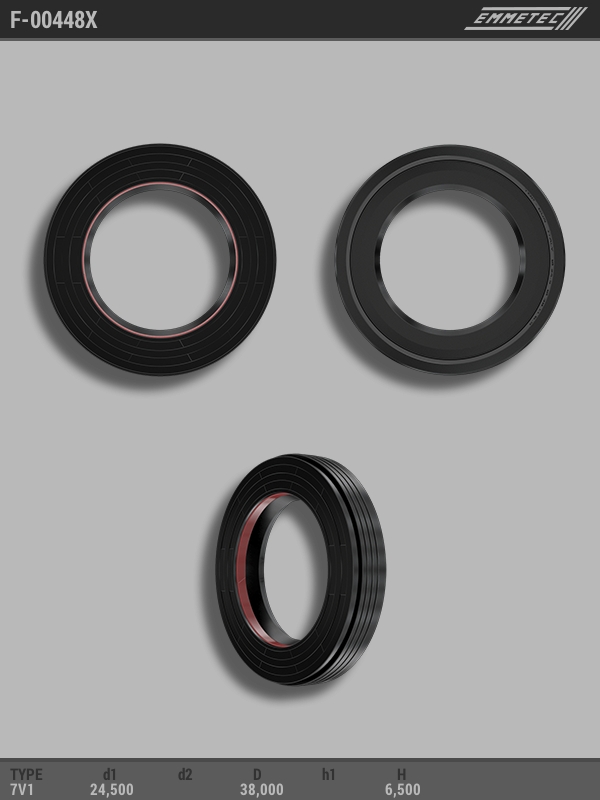 MSG - F-00448X - Сальник 24,50/38,00*6,50 тип 7V1