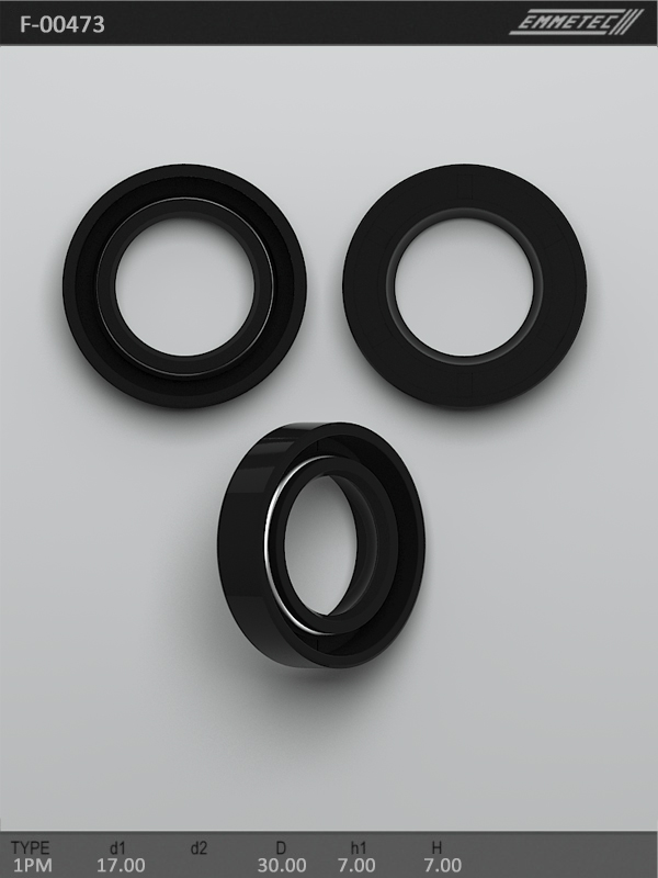 MSG - F-00473 - Сальник 17,00/30,00*7,00/7,00 тип 1PM MSG - F-00473 - Сальник 17,00/30,00*7,00/7,00 тип 1PM