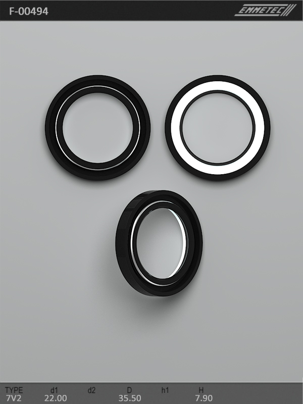 MSG - F-00494 - Сальник 22,00/35,50*7,90 тип 7V2 MSG - F-00494 - Сальник 22,00/35,50*7,90 тип 7V2