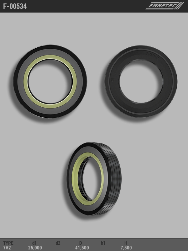 MSG - F-00534 - Сальник 25,00/41,50*7,50 тип 7V2 MSG - F-00534 - Сальник 25,00/41,50*7,50 тип 7V2