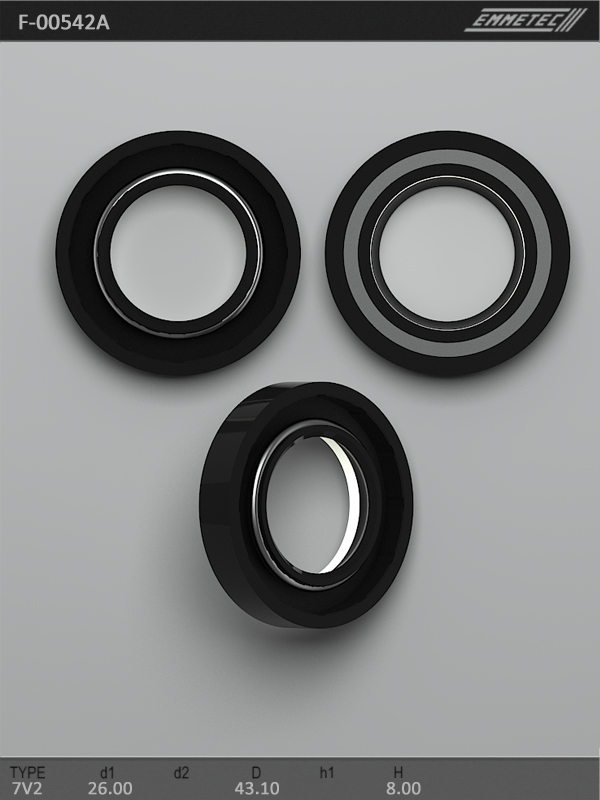 MSG - F 00542A - Сальник кермової рейки 1PM 26X43.1X8 Mercedes Sprinter 95-06