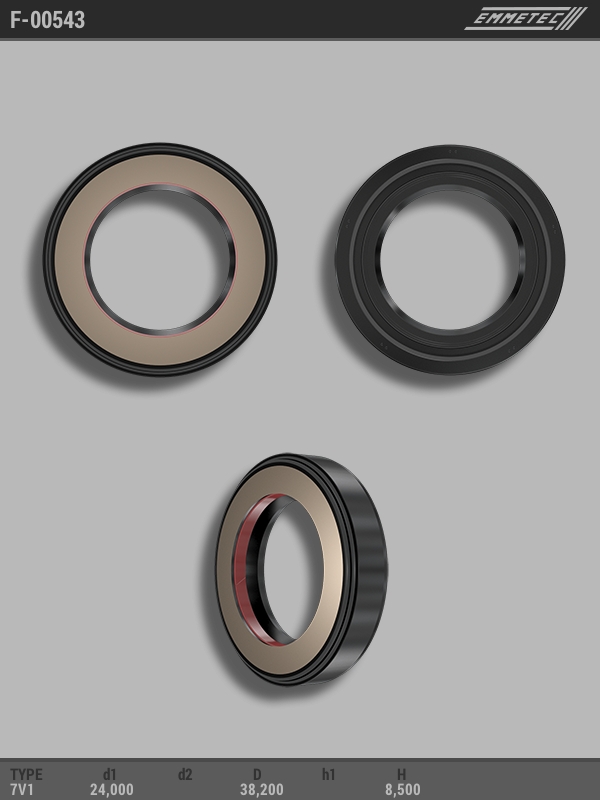 MSG - F-00543 - Сальник 24,00/38,20*8,50 тип 7V1 MSG - F-00543 - Сальник 24,00/38,20*8,50 тип 7V1