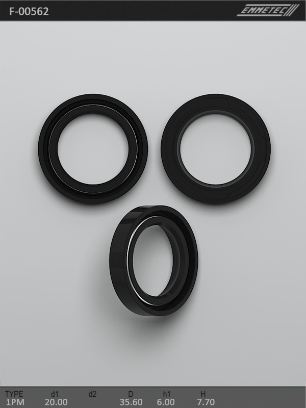 MSG - F-00562 - Сальник 20,00/35,60*6,00/7,70 тип 1PM