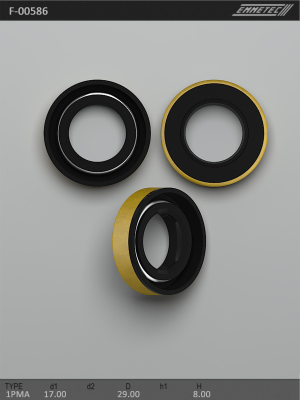 MSG - F 00586 - Сальник кермового механізму 17x29x8 MSG - F 00586 - Сальник кермового механізму 17x29x8