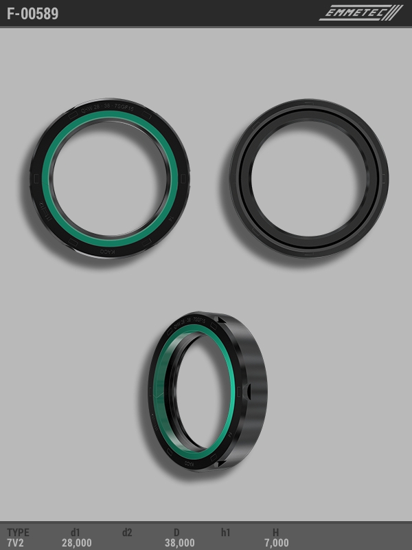 MSG - F-00589 - Сальник 28,00/38,00*7,00 тип 7V2