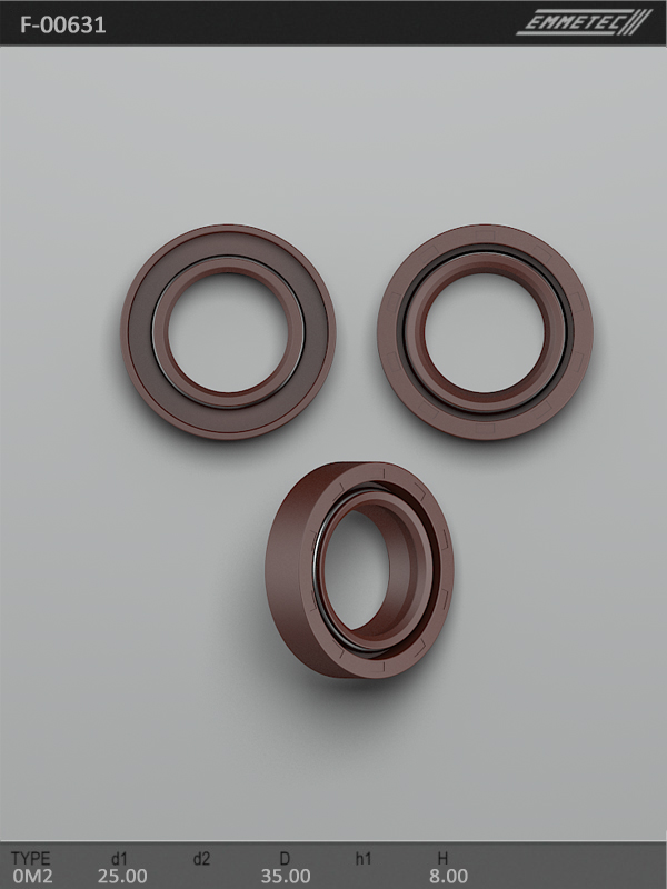 MSG - F-00631 - Сальник 25,00/35,00*8,00 тип 0M2