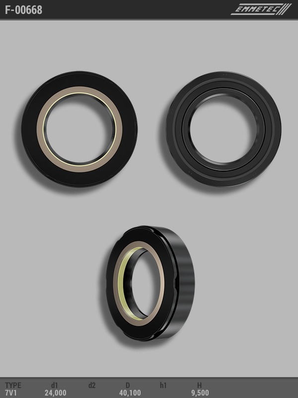 MSG - F-00668 - Сальник 24,00/40,10*9,50 тип 7V1