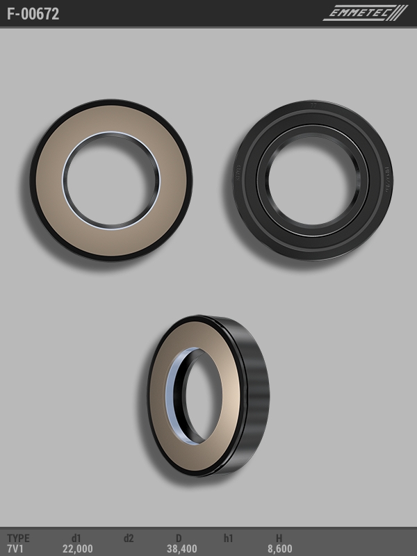 MSG - F-00672 - Сальник 22,00/38,40*8,60 тип 7V1 MSG - F-00672 - Сальник 22,00/38,40*8,60 тип 7V1