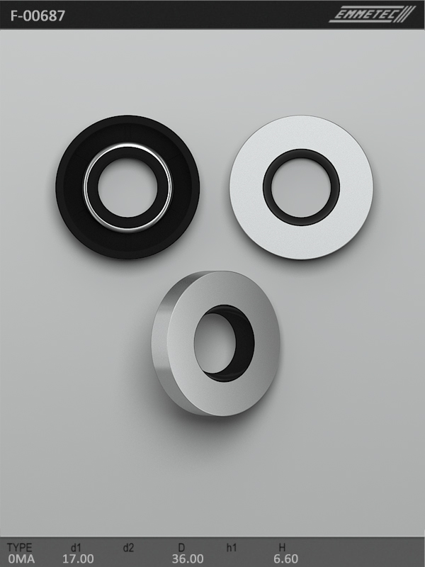 MSG - F-00687 - Сальник 17,00/36,00*6,60 тип 0MA MSG - F-00687 - Сальник 17,00/36,00*6,60 тип 0MA