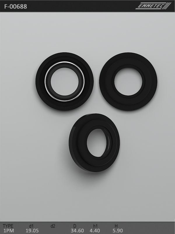 MSG - F-00688 - Сальник 19,05/34,60*4,40/5,90 тип 1PM MSG - F-00688 - Сальник 19,05/34,60*4,40/5,90 тип 1PM