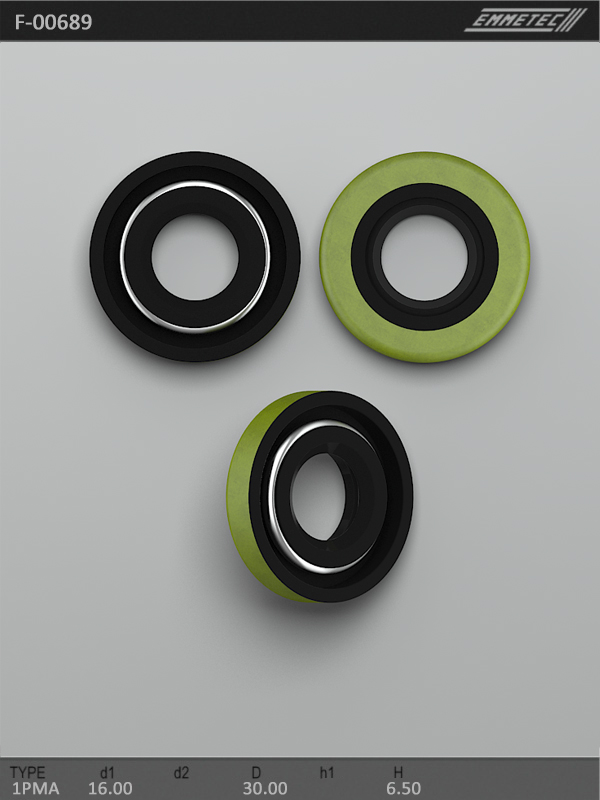 MSG - F-00689 - Сальник 16,00/30,00*6,50 тип 1PMA