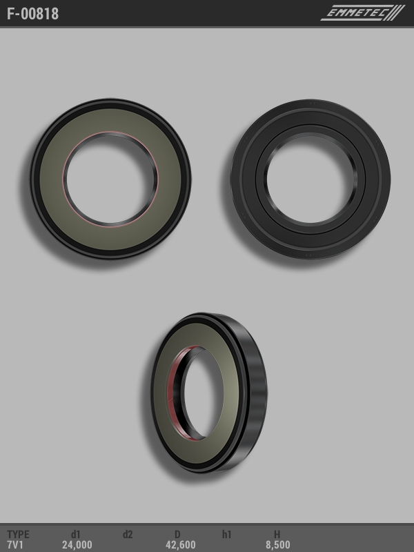 MSG - F-00818 - Сальник 24,00/42,60*8,50 тип 7V1 MSG - F-00818 - Сальник 24,00/42,60*8,50 тип 7V1
