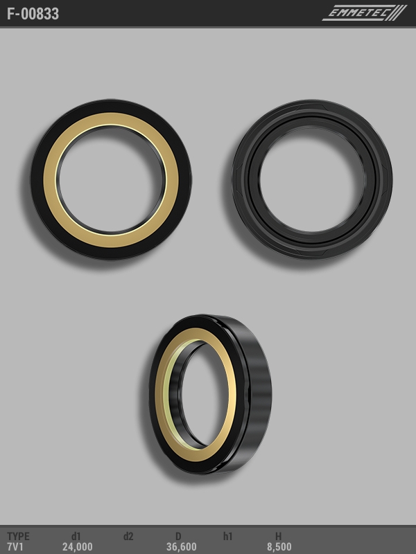 MSG - F-00833 - Сальник 24,00/36,60*8,50 тип 7V1