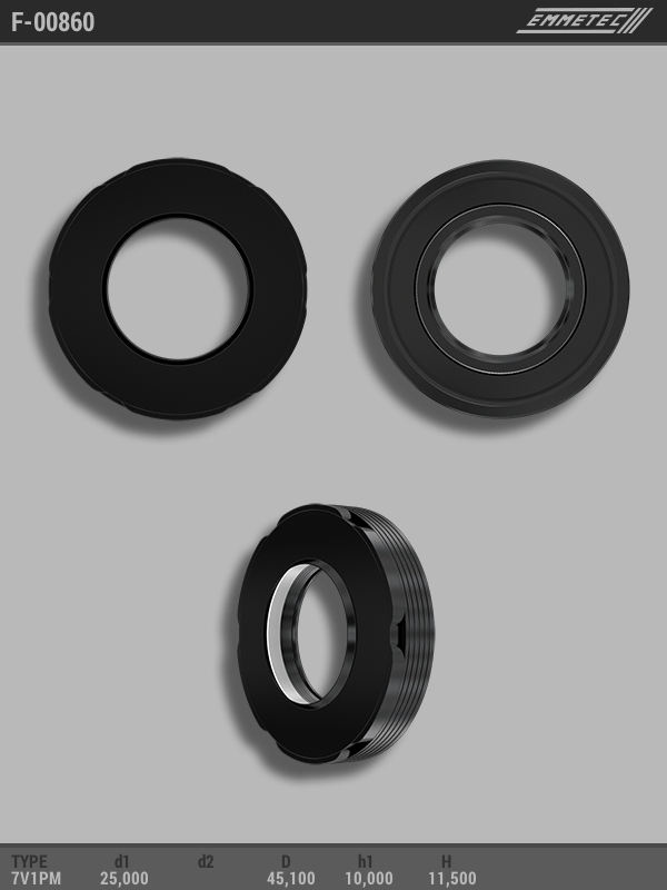 MSG - F-00860 - Сальник 25,00/45,10*10,00/11,50 тип 7V1PM