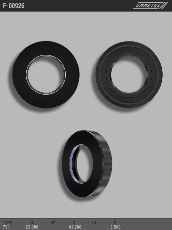 MSG - F-00926 - Сальник 23,00/41,20*8,50 тип 7V1