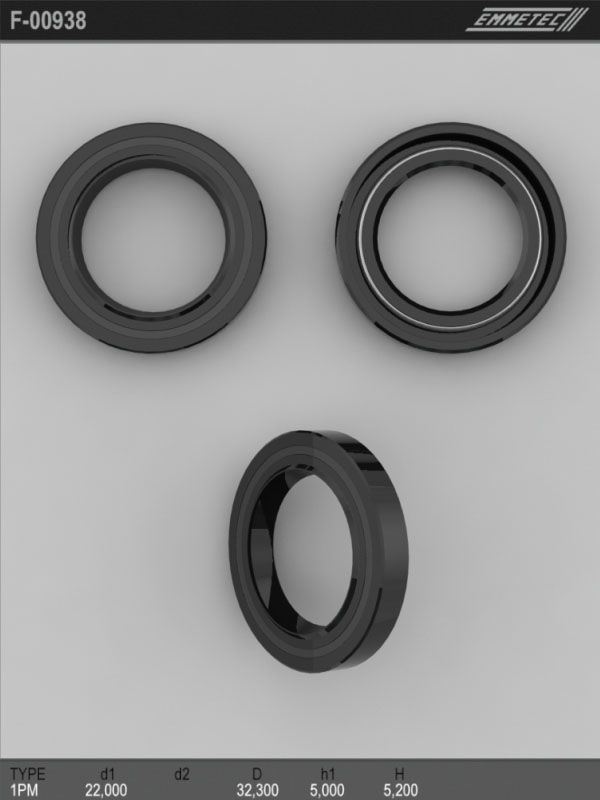 MSG - F-00938 - Сальник 22,00/32,30*5,00/5,20 тип 1PM