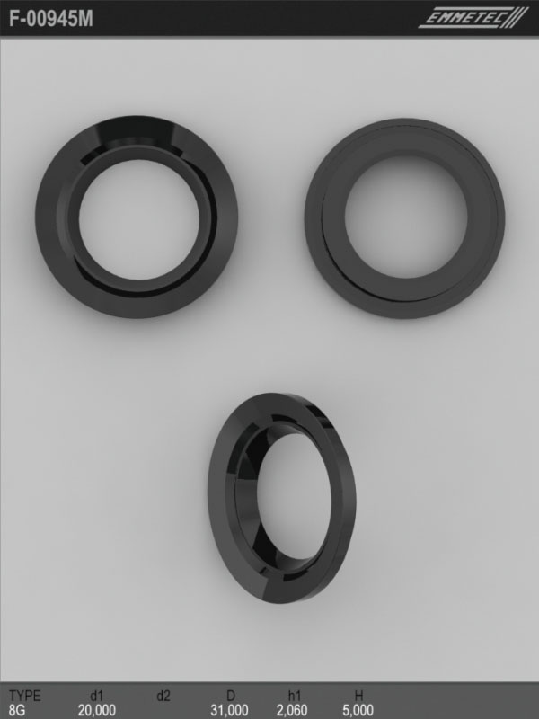 MSG - F-00945M - Сальник 20,00/31,00*2,06/5,00 тип 8G