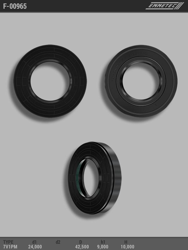 MSG - F-00965 - Сальник 24,00/42,50*9,00/10,00 тип 7V1PM