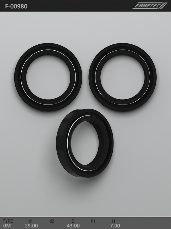 MSG - F-00980 - Сальник 29,00/43,00*7,00 тип 0M MSG - F-00980 - Сальник 29,00/43,00*7,00 тип 0M