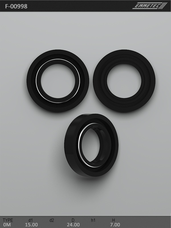 MSG - F-00998 - Сальник 15,00/24,00*7,00 тип 0M MSG - F-00998 - Сальник 15,00/24,00*7,00 тип 0M