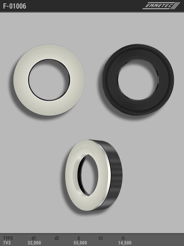 MSG - F-01006 - Сальник 32,00/55,00*14,50 тип 7V3