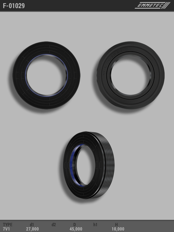 MSG - F-01029 - Сальник 27,00/45,00*10,00 тип 7V1 MSG - F-01029 - Сальник 27,00/45,00*10,00 тип 7V1