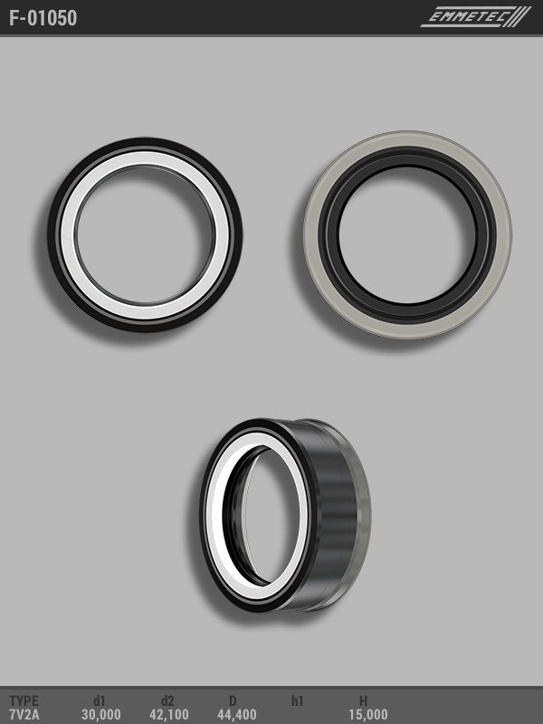 MSG - F-01050 - Сальник 30,00/42,10/44,40*15,00 тип 7V2A MSG - F-01050 - Сальник 30,00/42,10/44,40*15,00 тип 7V2A