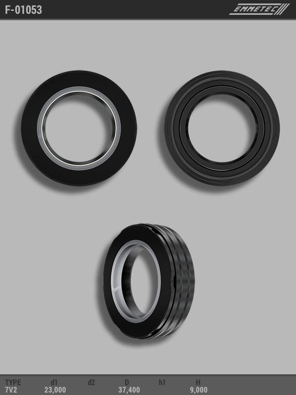 MSG - F-01053 - Сальник 23,00/37,40*9,00 тип 7V2