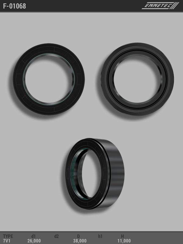 MSG - F-01068 - Сальник 26,00/38,00*11,00 тип 7V1 MSG - F-01068 - Сальник 26,00/38,00*11,00 тип 7V1