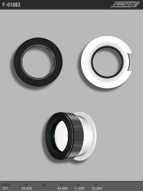 MSG - F-01083 - Сальник 26,00/42,00*11,00/23,00 тип 7V1 MSG - F-01083 - Сальник 26,00/42,00*11,00/23,00 тип 7V1