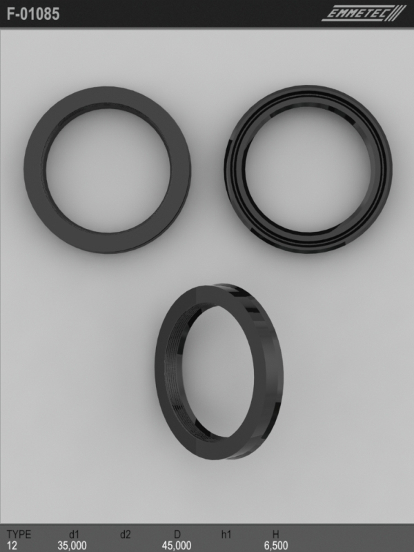 MSG - F-01085 - Сальник 35,00/45,00*6,50 тип 12