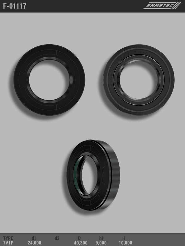 MSG - F-01117 - Сальник 24,00/40,30*9,00/10,00 тип 7V1P MSG - F-01117 - Сальник 24,00/40,30*9,00/10,00 тип 7V1P