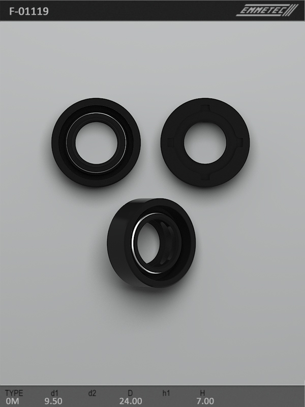 MSG - F-01119 - Сальник 9,50/24,00*7,00 тип 0M