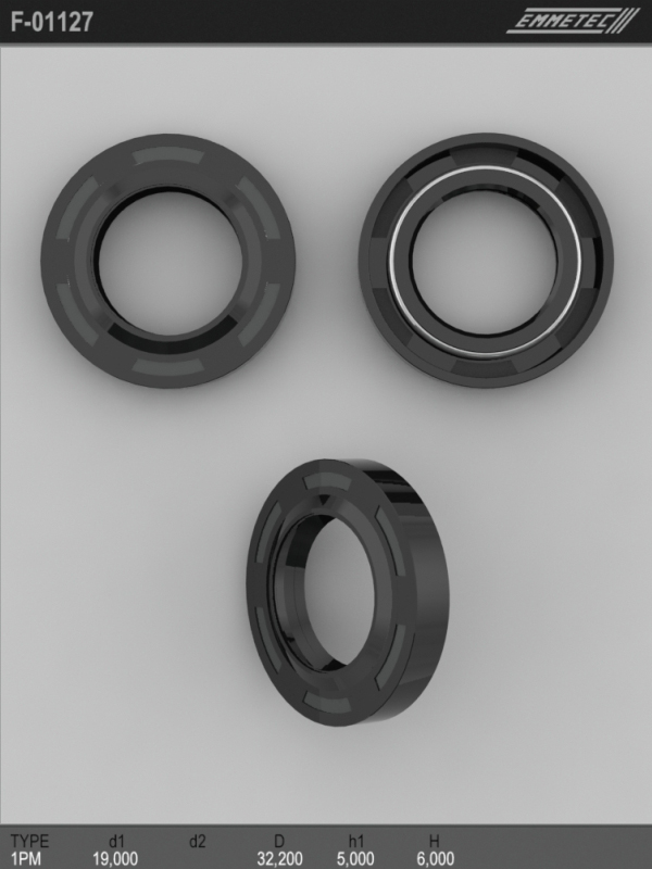 MSG - F-01127 - Сальник 19,00/32,20*5,00/6,00 тип 1PM MSG - F-01127 - Сальник 19,00/32,20*5,00/6,00 тип 1PM