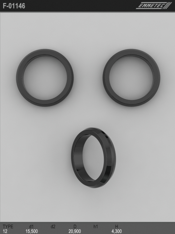 MSG - F-01146 - Сальник 15,50/20,90*4,30 тип 12