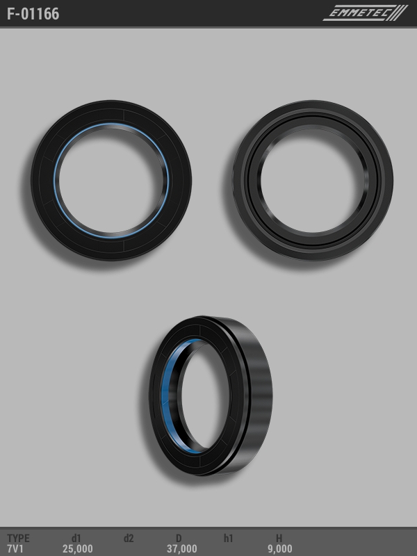 MSG - F-01166 - Сальник 25,00/37,00*9,00 тип 7V1 MSG - F-01166 - Сальник 25,00/37,00*9,00 тип 7V1