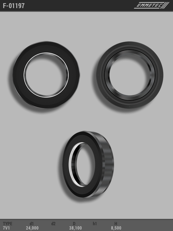 MSG - F-01197 - Сальник 24,00/38,10*8,50 тип 7V1 MSG - F-01197 - Сальник 24,00/38,10*8,50 тип 7V1