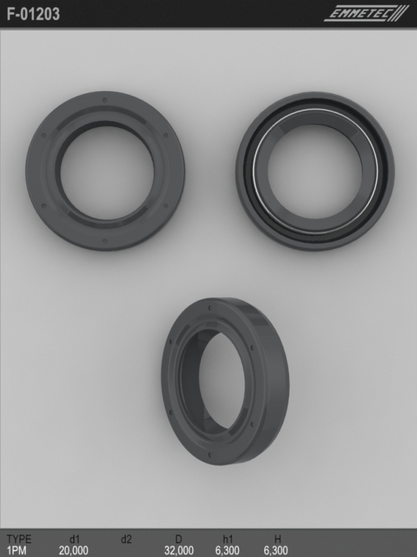 MSG - F 01203 - Сальник кермової рейки тип 1PM