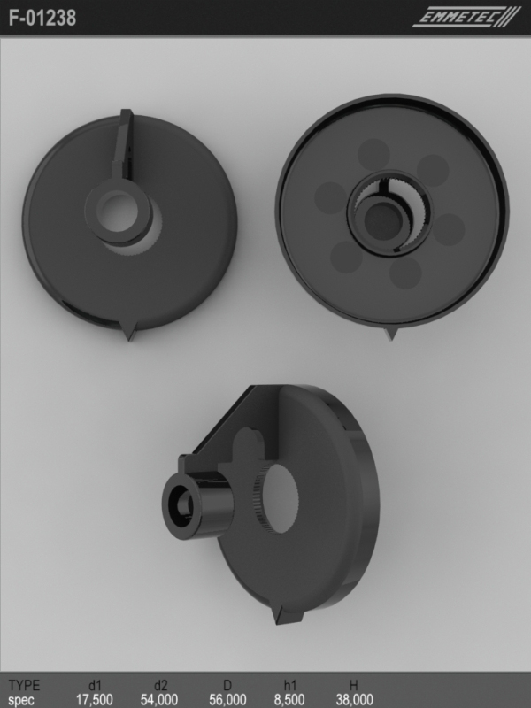 MSG - F-01238 - Верхний защитный колпачек BMW 5 (E60) 03-10,5 Touring (E61) 04-,6 (E63) 04-,6 кабрио (E64) 04-,X5 (E