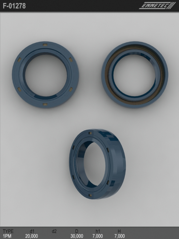 MSG - F-01278 - Сальник 20,00/30,00*7,00/7,00 тип 1PM MSG - F-01278 - Сальник 20,00/30,00*7,00/7,00 тип 1PM